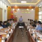 UBND huyện Thọ Xuân: Hội nghị nghe báo cáo tiến độ thực hiện chương trình xây dựng NTM nâng cao, NTM kiểu mẫu năm 2020.