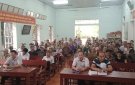 Hội nghị bầu cử Trưởng thôn Hội Hiền, xã Tây Hồ, nhiệm kỳ 2022-2025   